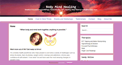 Desktop Screenshot of bodymindhealing.co.uk